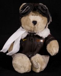 Starbucks Bearista 2004 32nd Edition Aviator Bear Plush